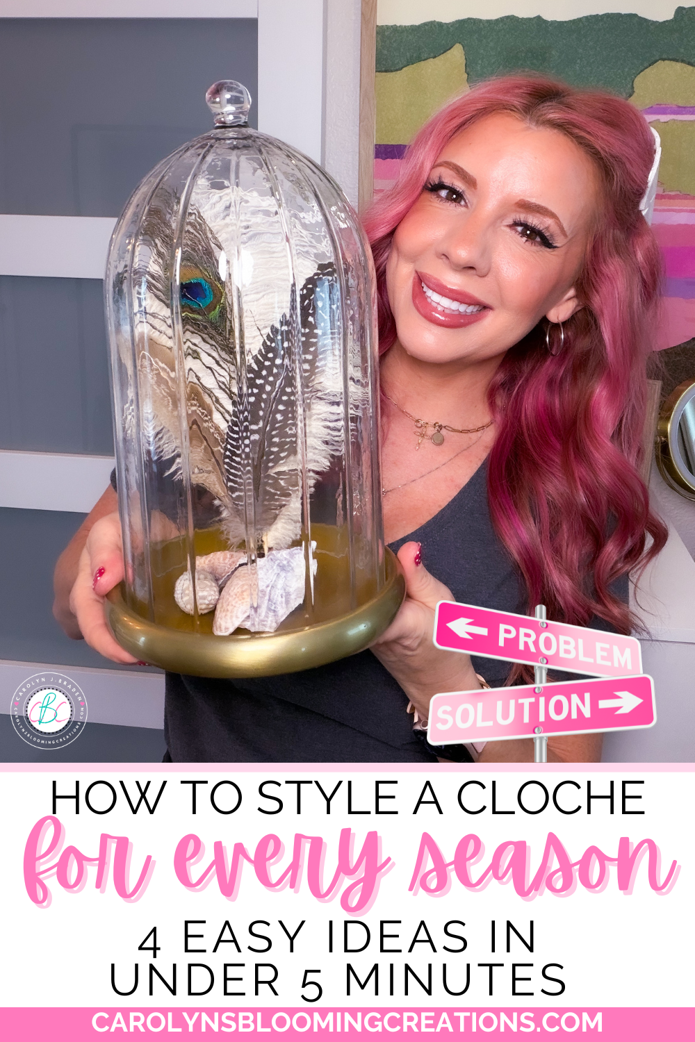 🌿 How to Style a Cloche for Every Season: 4 Easy Ideas in Under 5 Minutes