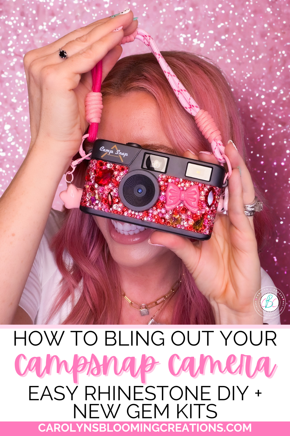 How to Bling Out Your CampSnap Camera: Easy Rhinestone DIY + New Gem Kits