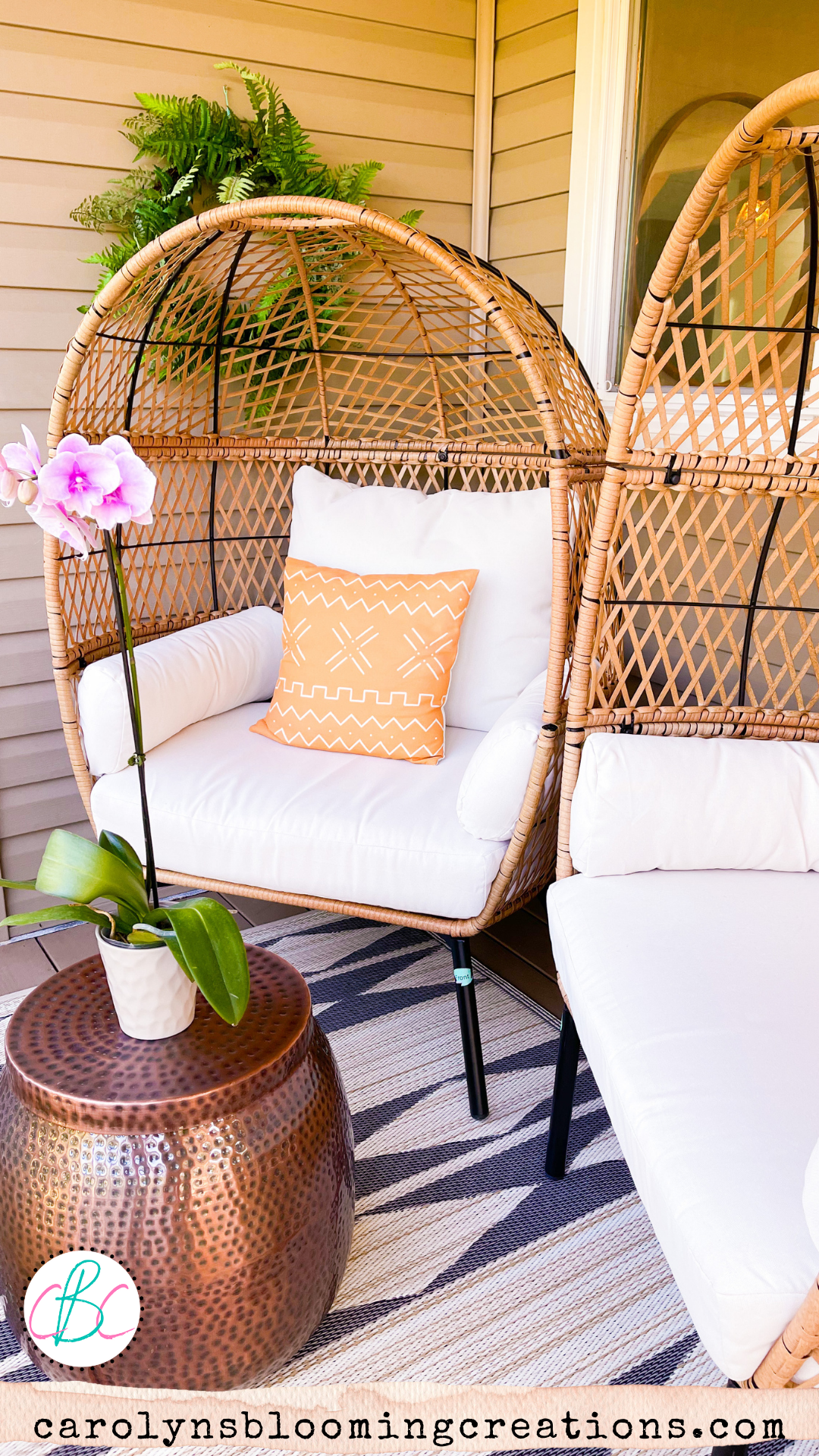 Outdoor Wicker Egg Ventura Egg Chair Walmart Better Homes And