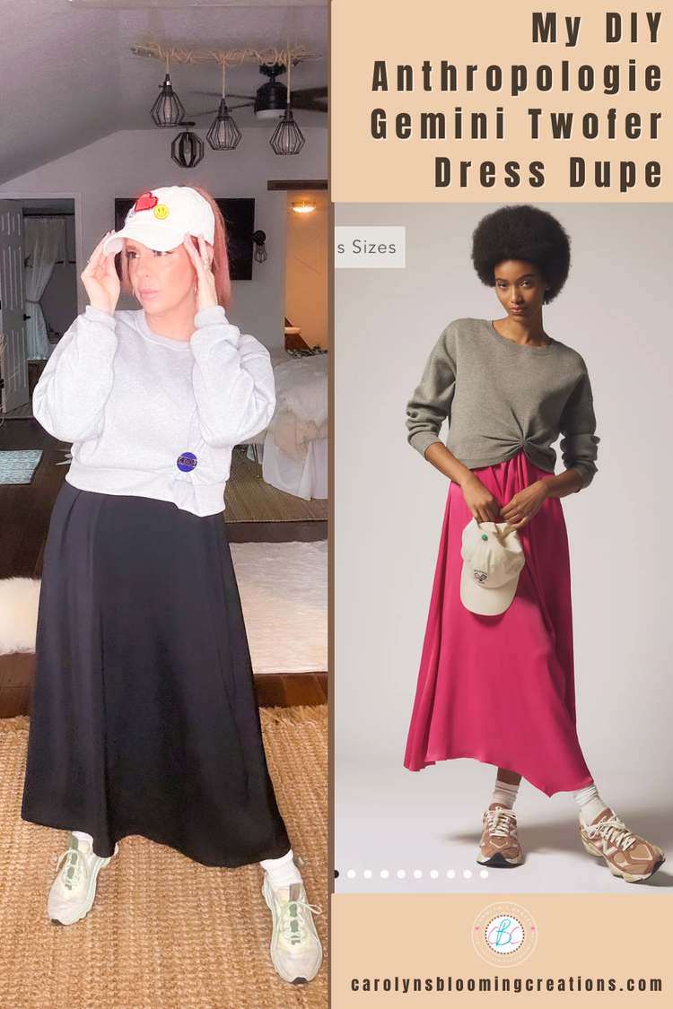 How to Create the $180 Anthropologie Gemini Twofer Dress for $5 — DIY ...