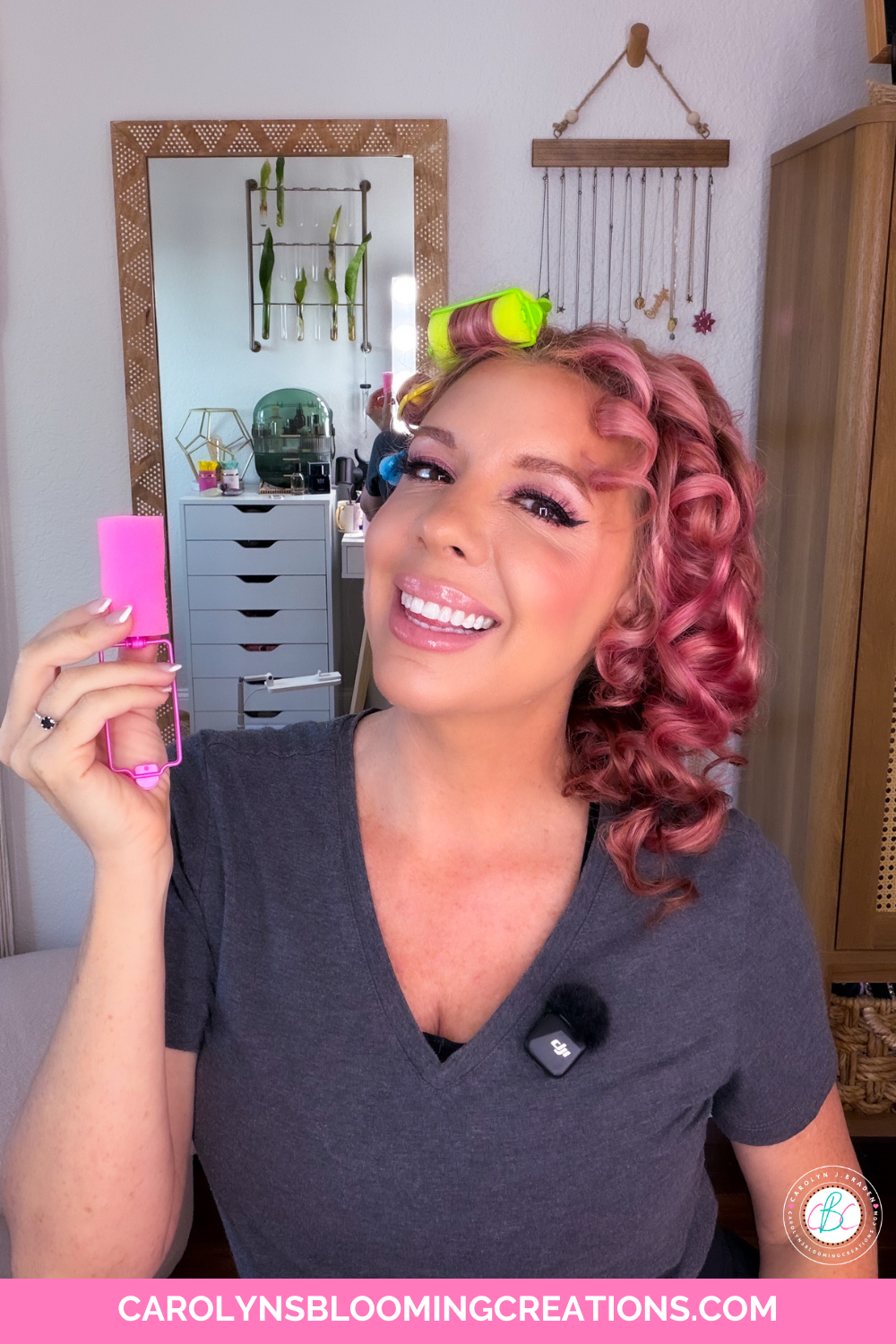 sponge curler or foam curler tutorial