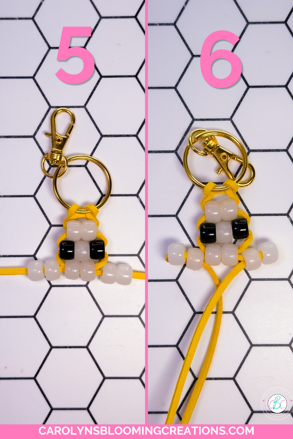 DIY Color-Changing Lizard Keychain for Beach Bags and Backpacks
