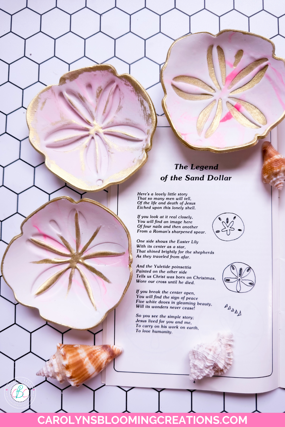 Coastal Craft Ideas: Handmade Sand Dollar Ring Dishes for Beach Lovers