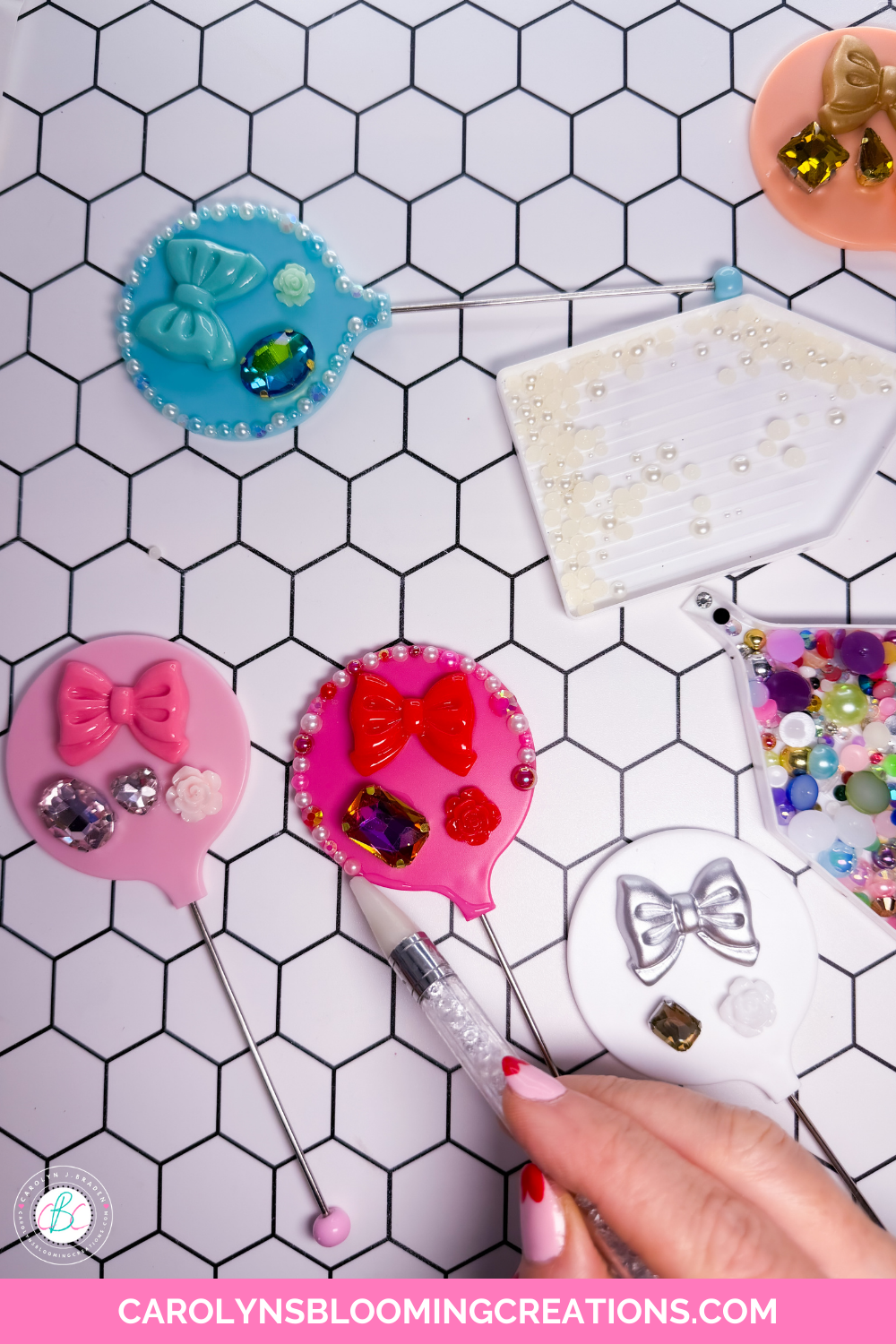 making bling lipstick mirror gifts