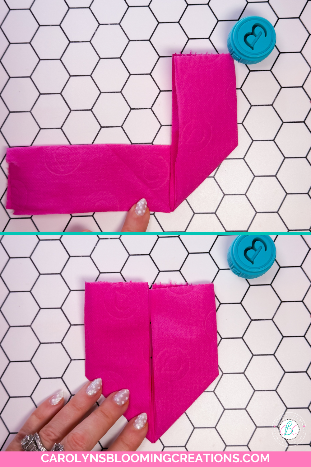 DIY Decorative Toilet Paper for Airbnb and Guest Bathrooms