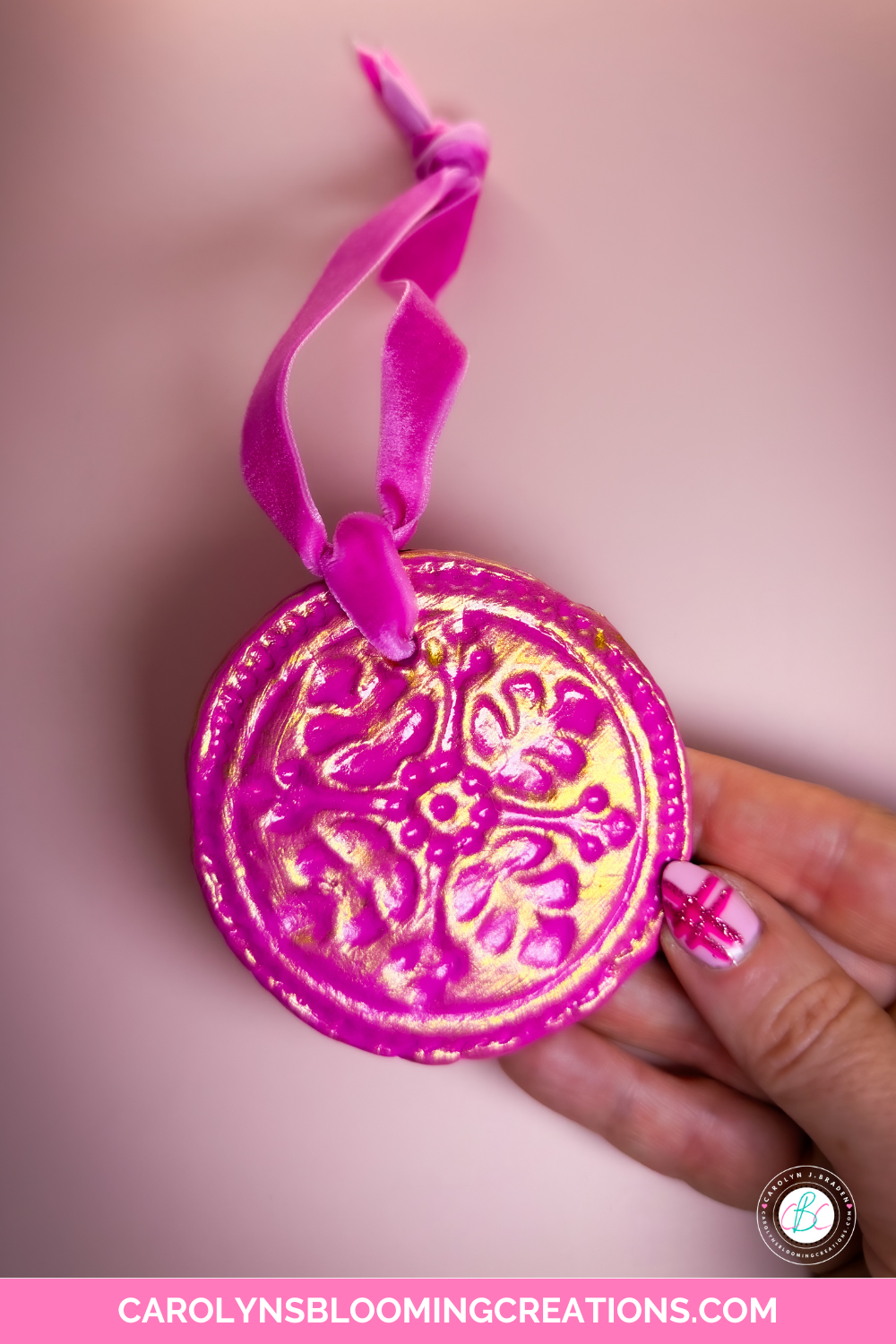 Air Dry Clay Ornament Tutorial