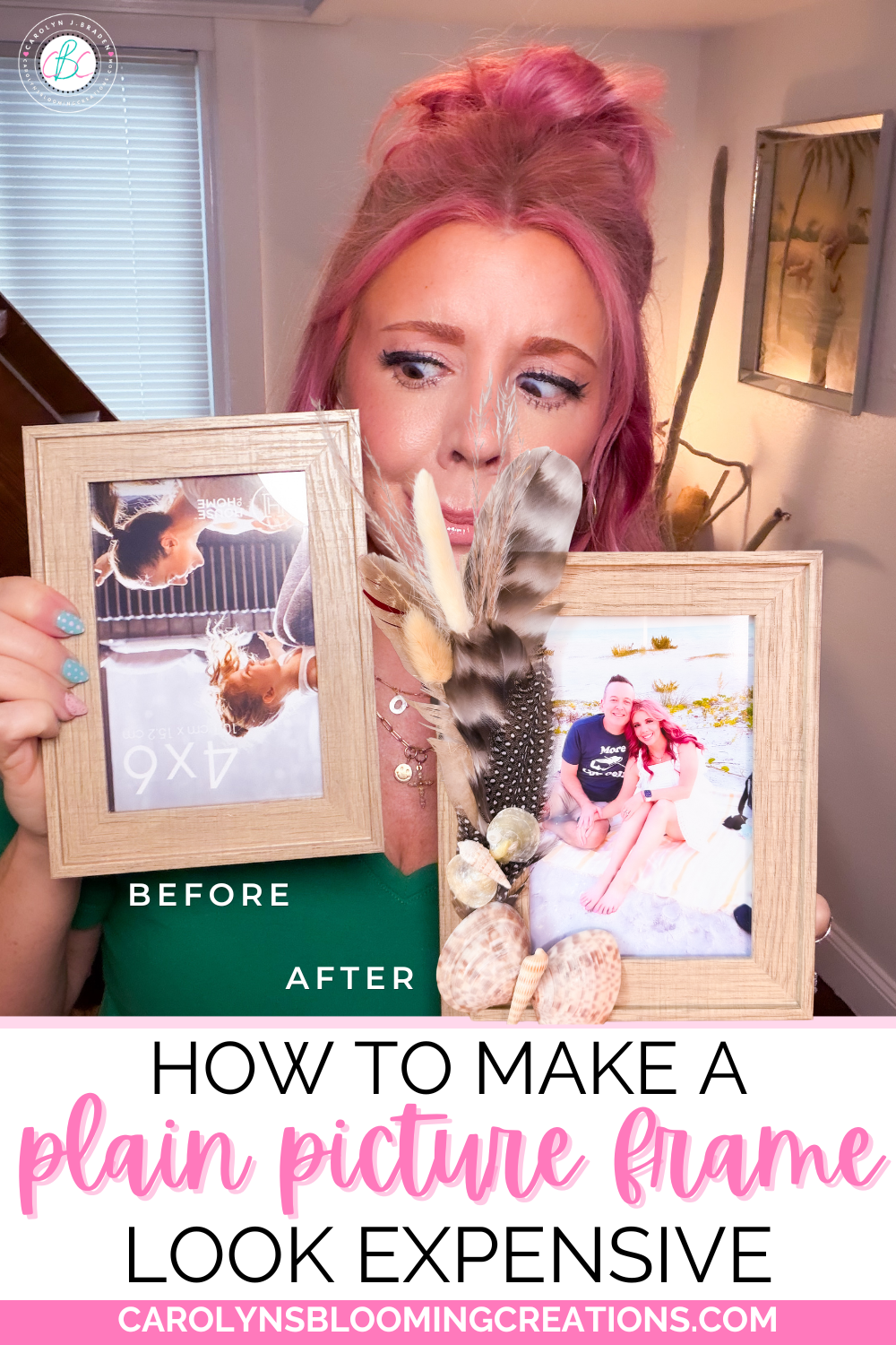 How to Make a Plain Picture Frame Look Expensive