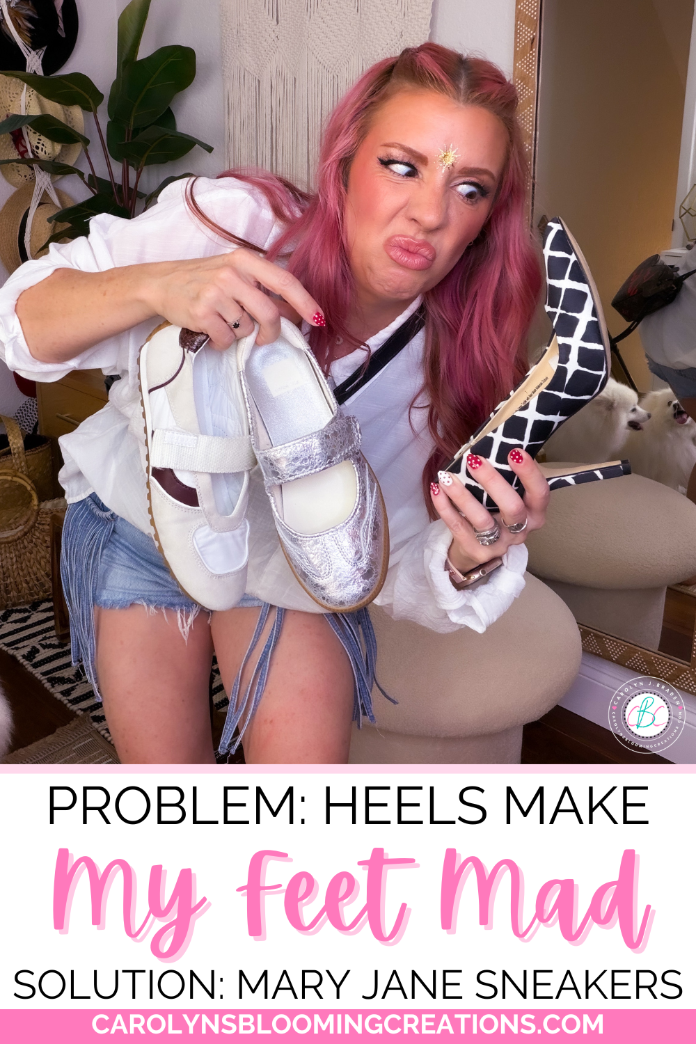 Problem: Heels Hurt My Feet. Solution: These Cute Mary Jane Sneakers That Look Just as Stylish