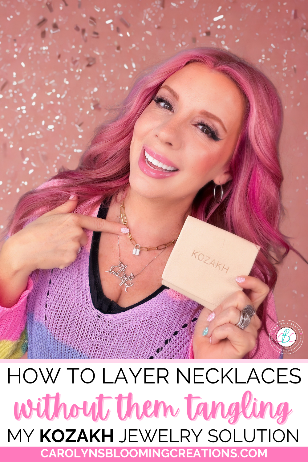 How to Layer Necklaces Without Them Tangling: My KOZAKH Jewelry Solution