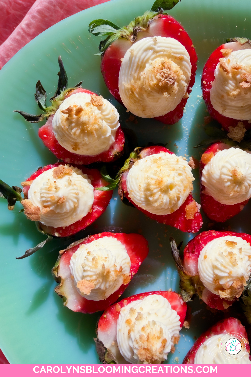 Mini Strawberry Cheesecakes Without the Baking 🍓