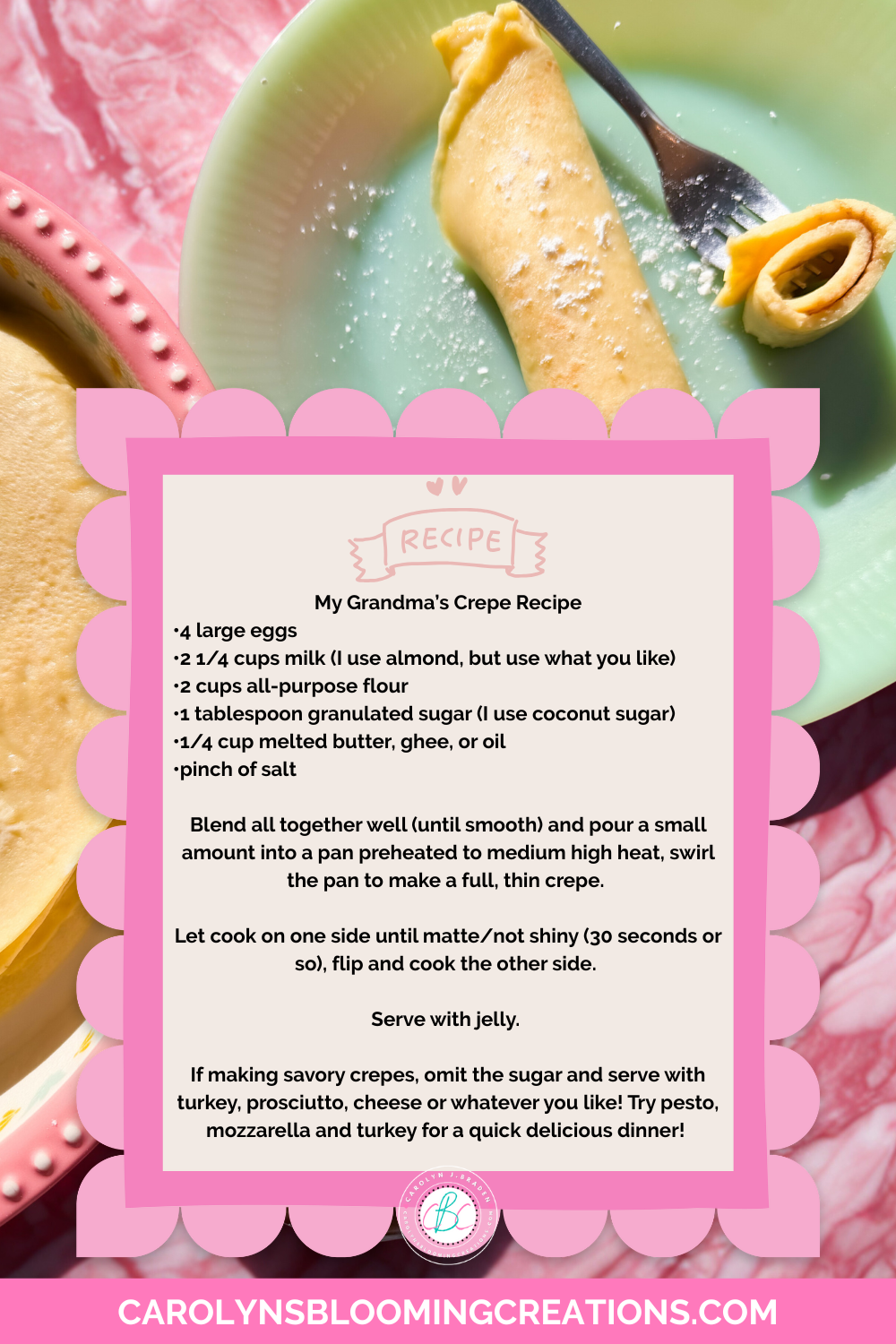 My Grandma's Perfect Crepe Recipe