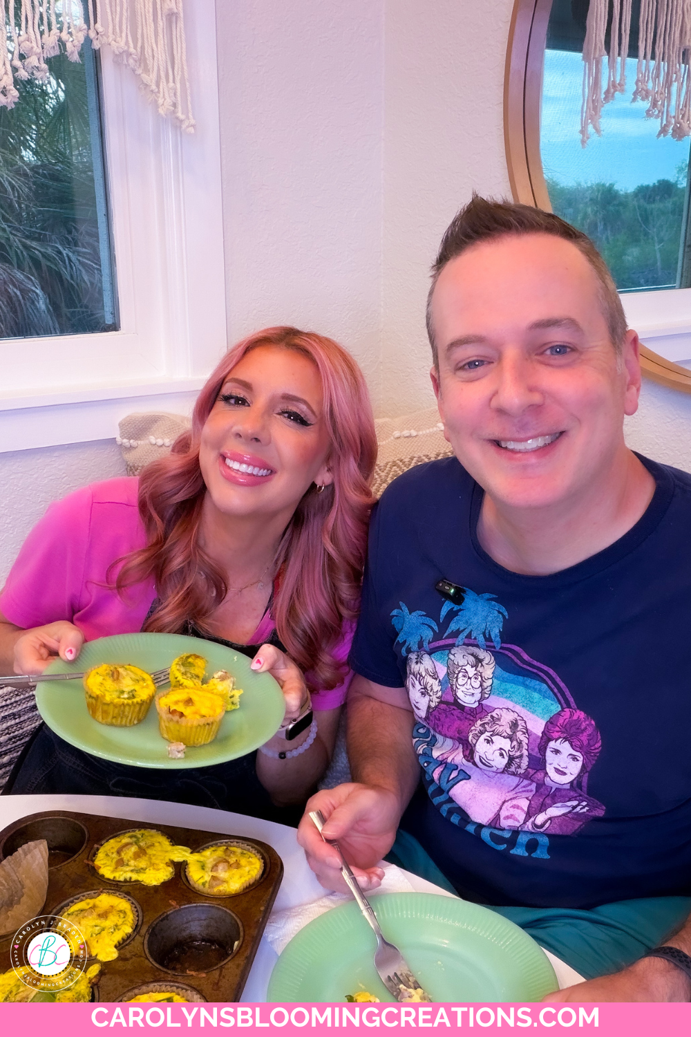 Homemade Starbucks Egg Bites with Chicken Sausage and Cheddar