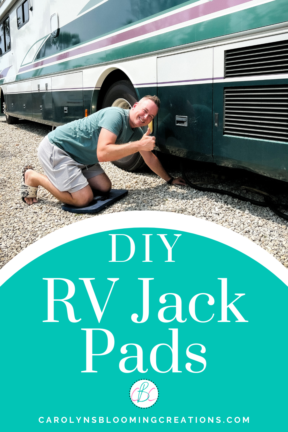 How To Make DIY RV Jack Pads — DIY Home Improvements Carolyn's Blooming Creations