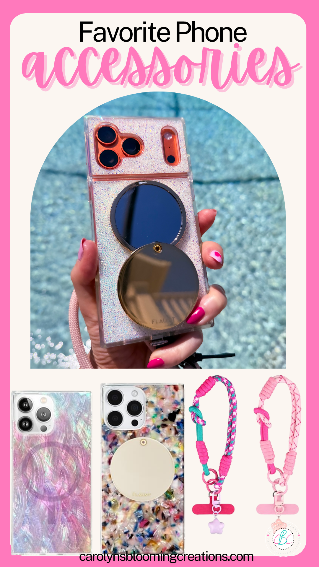 Phone Mag Safe Mirror and Square Phone Cases