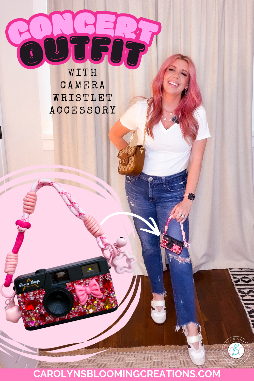 DIY CampSnap Camera Bling for Your Concert Outfit