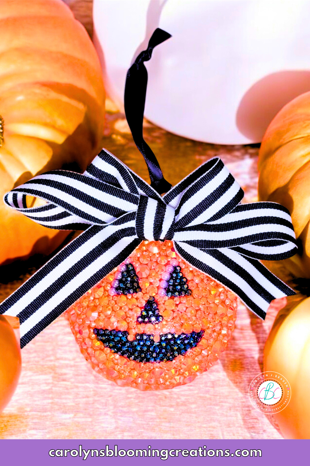 How to Make Halloween Jack o’ Lantern Ornaments — DIY Home Improvements ...