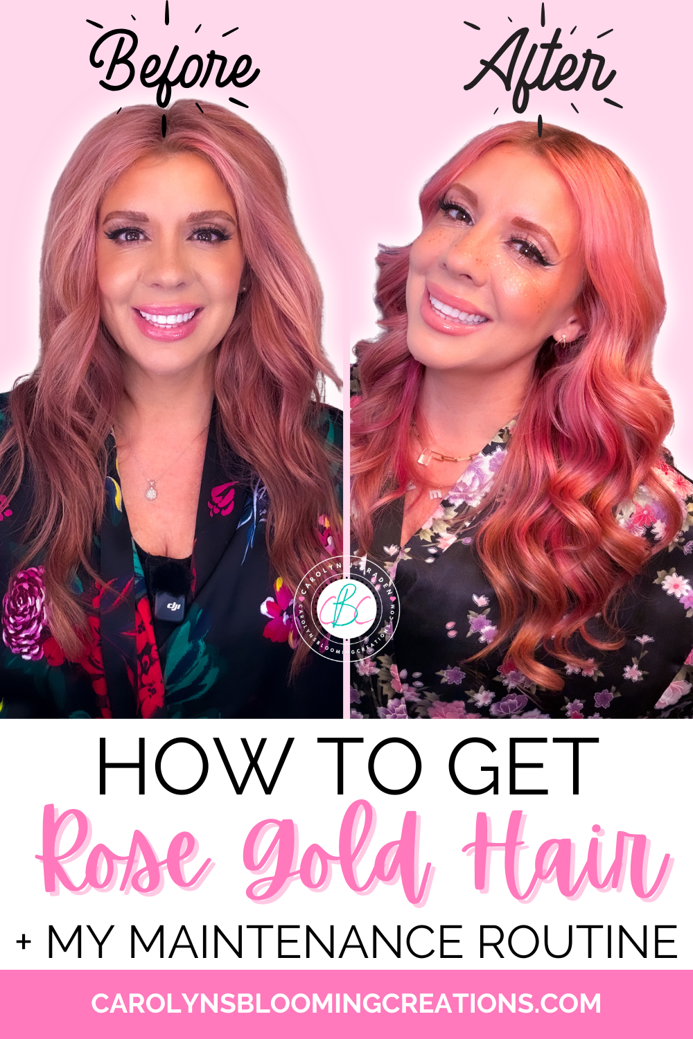 How I Keep My Rose Gold Hair Vibrant and Shiny All Year Long