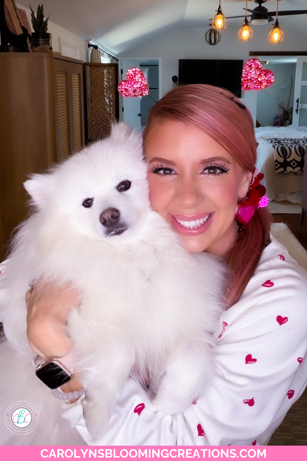 Carolyn Braden and her pup Johnny Cash