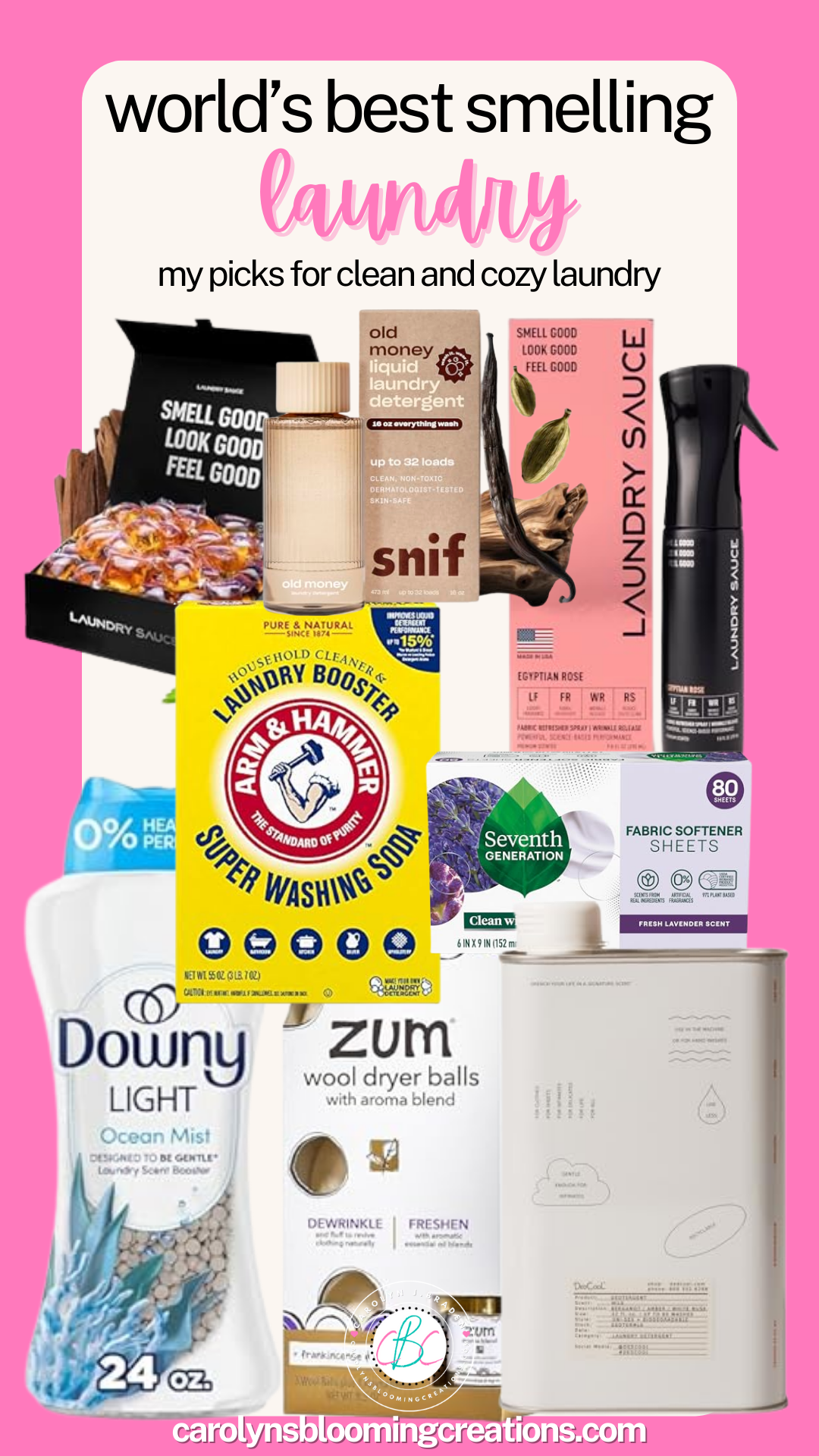 world's best smelling laundry products