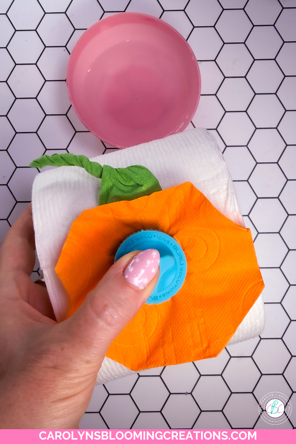 Easy Pumpkin Craft Idea: Toilet Paper Origami for Fall