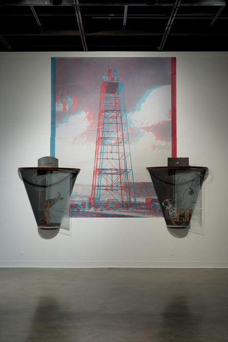 “The Gadget on Tower, 3D”, "Teller", "Fermi" Installation