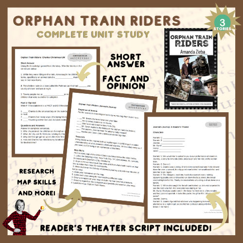 Orphan Train Rider Unit Study from author and educator Amanda Zieba