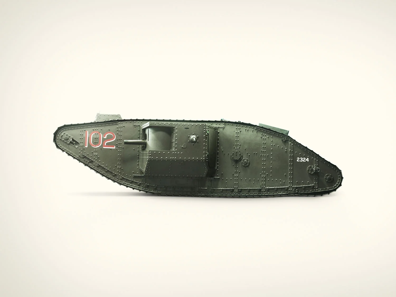 WW1 Tank Mark 1V (Male), (2009)
