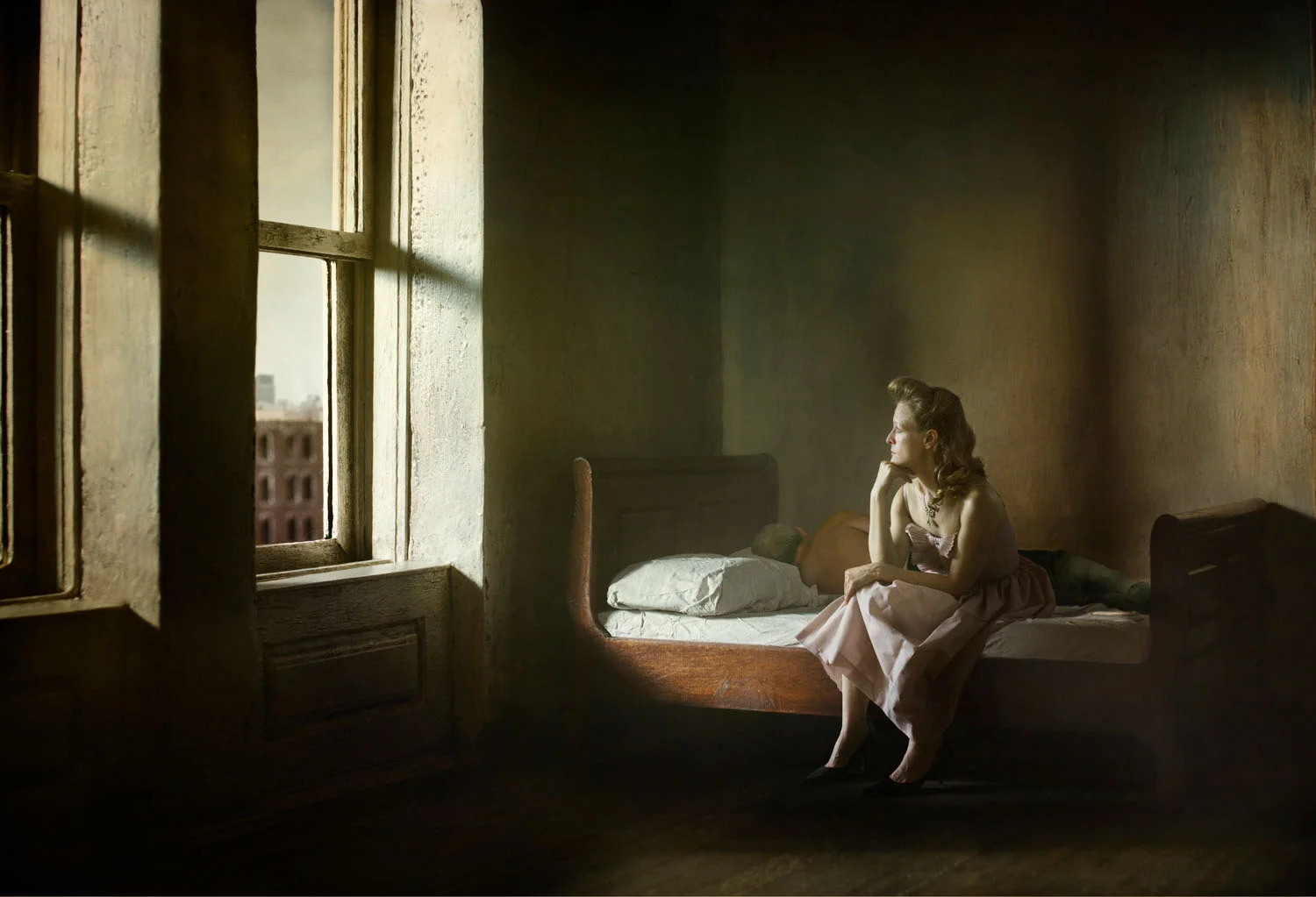 Woman And Man On A Bed, (2012)