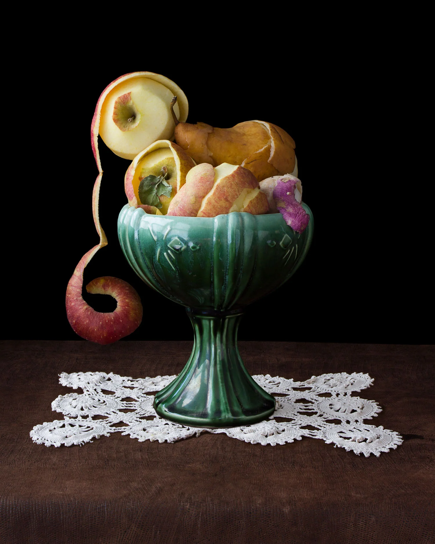 On Ripeness and Rot #18 (Peeled Fruit) (2013)