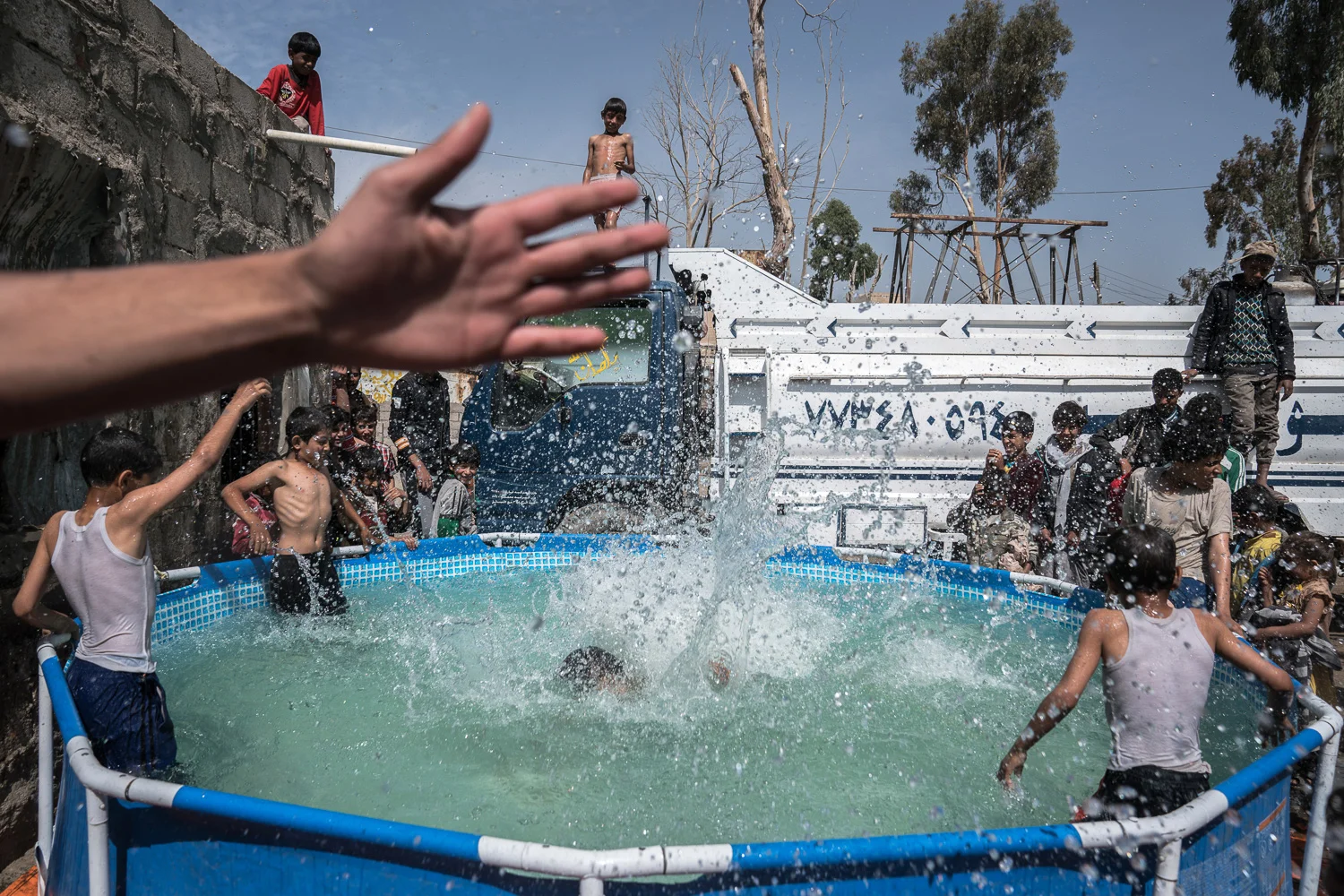Sana'a Slum Swimming Pool, 2017