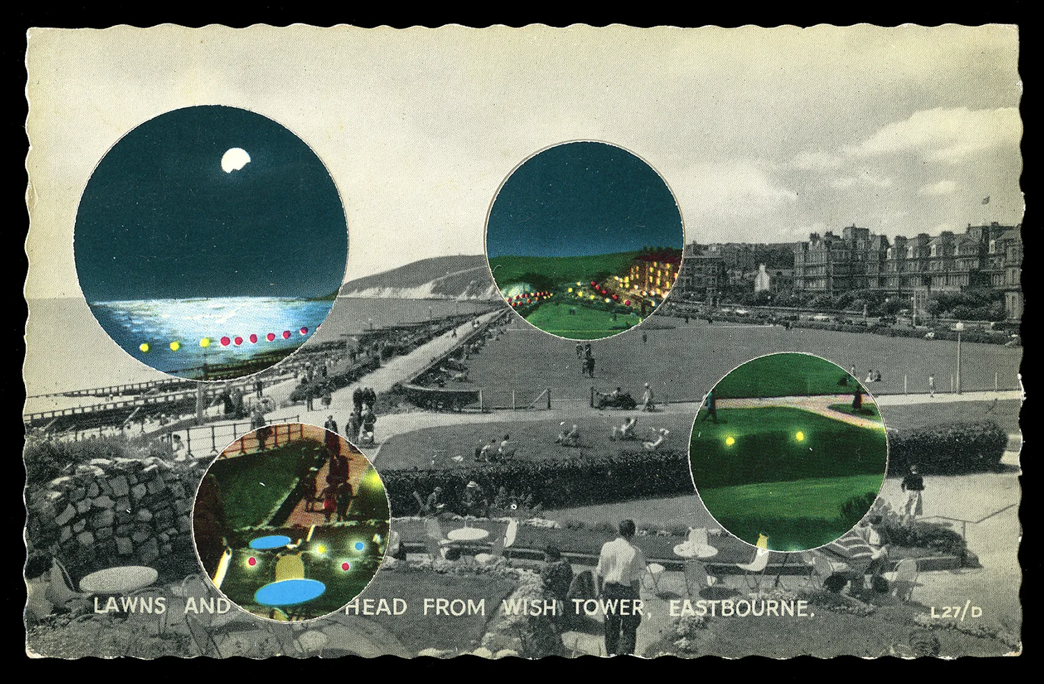 Lawns and Beachy Head from Wish Tower, Eastbourne, 2017