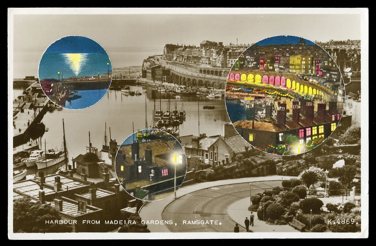 Harbour from Madeira Gardens, Ramsgate, 2017