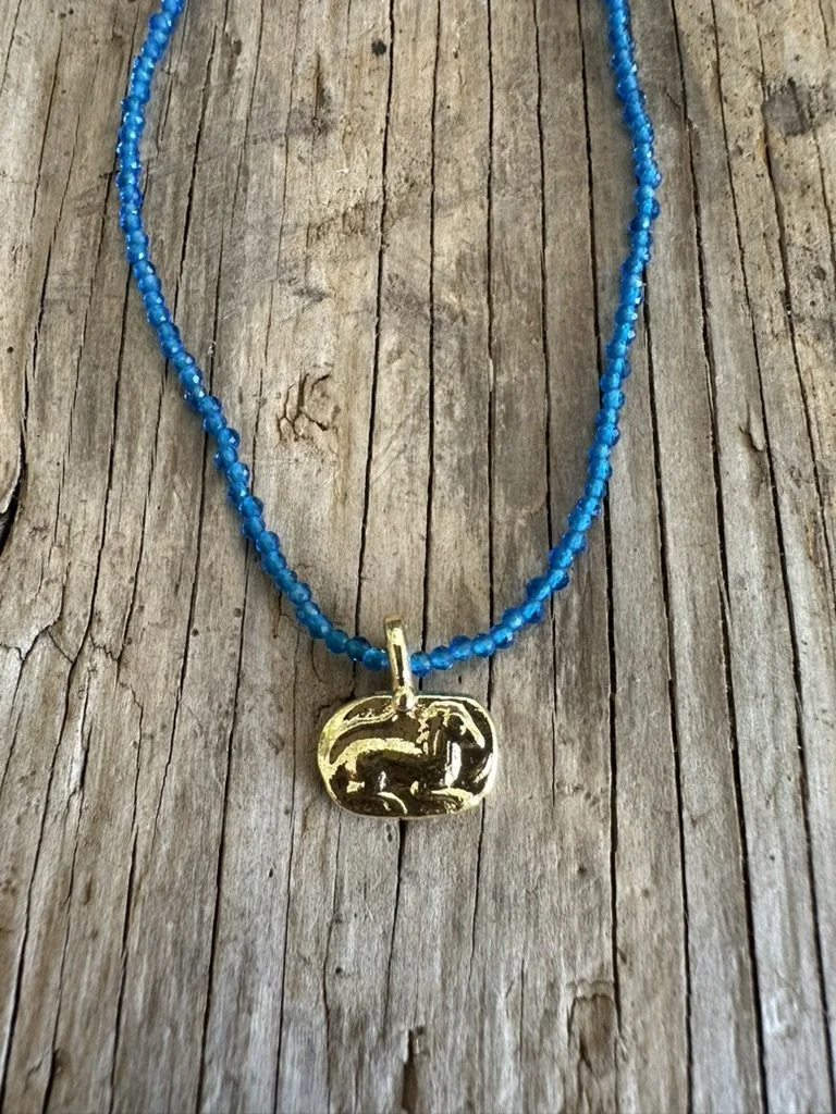 HORSE Neon Apatite Necklace