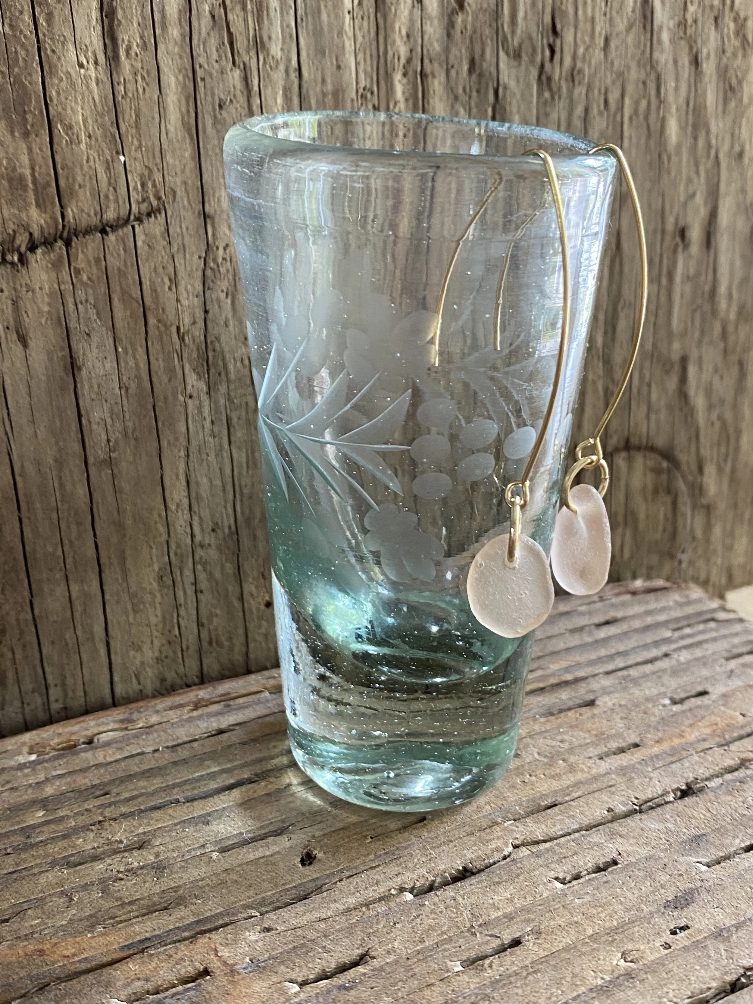 SEA GLASS Floating Earrings