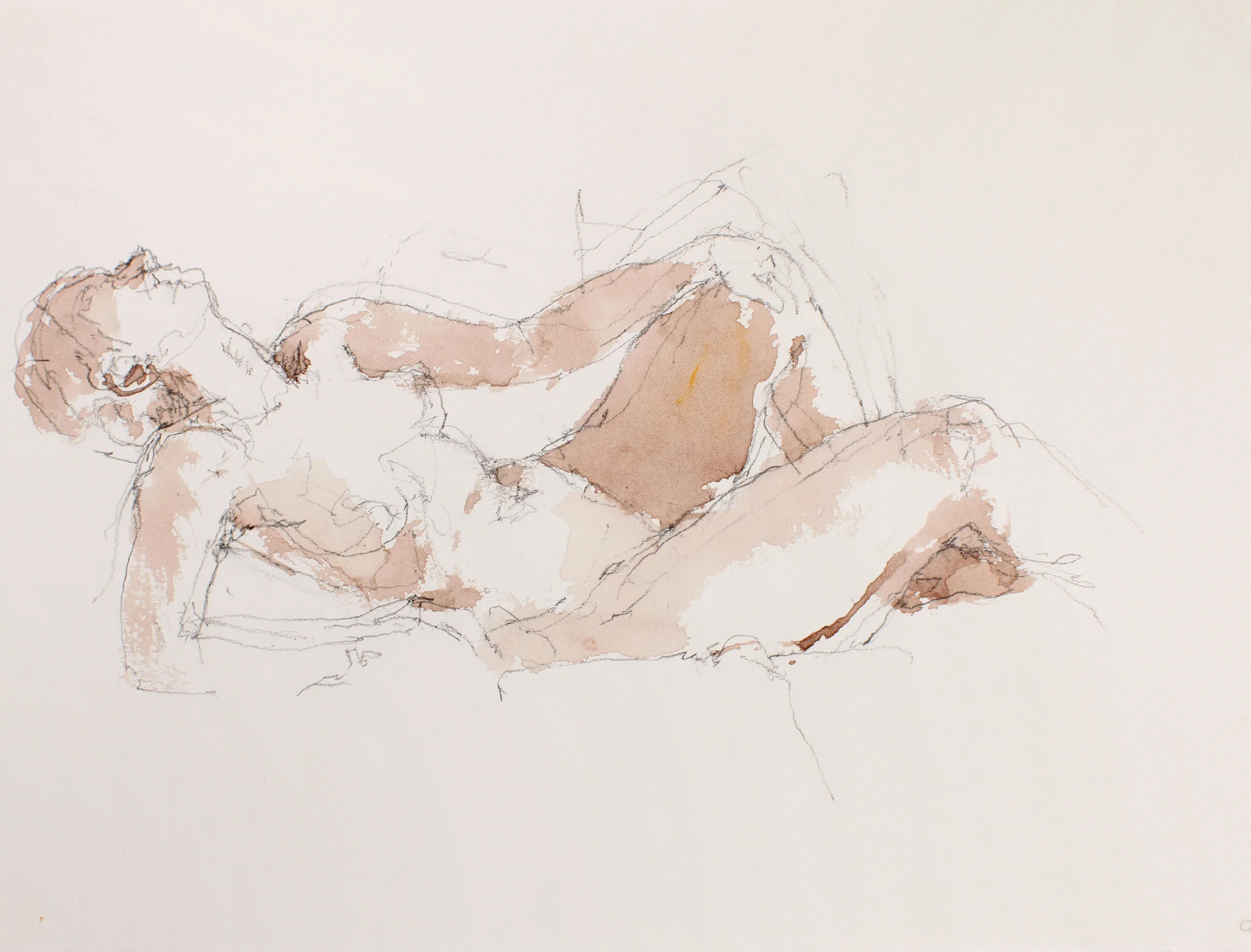 Reclining Nude with Head Thrown Back