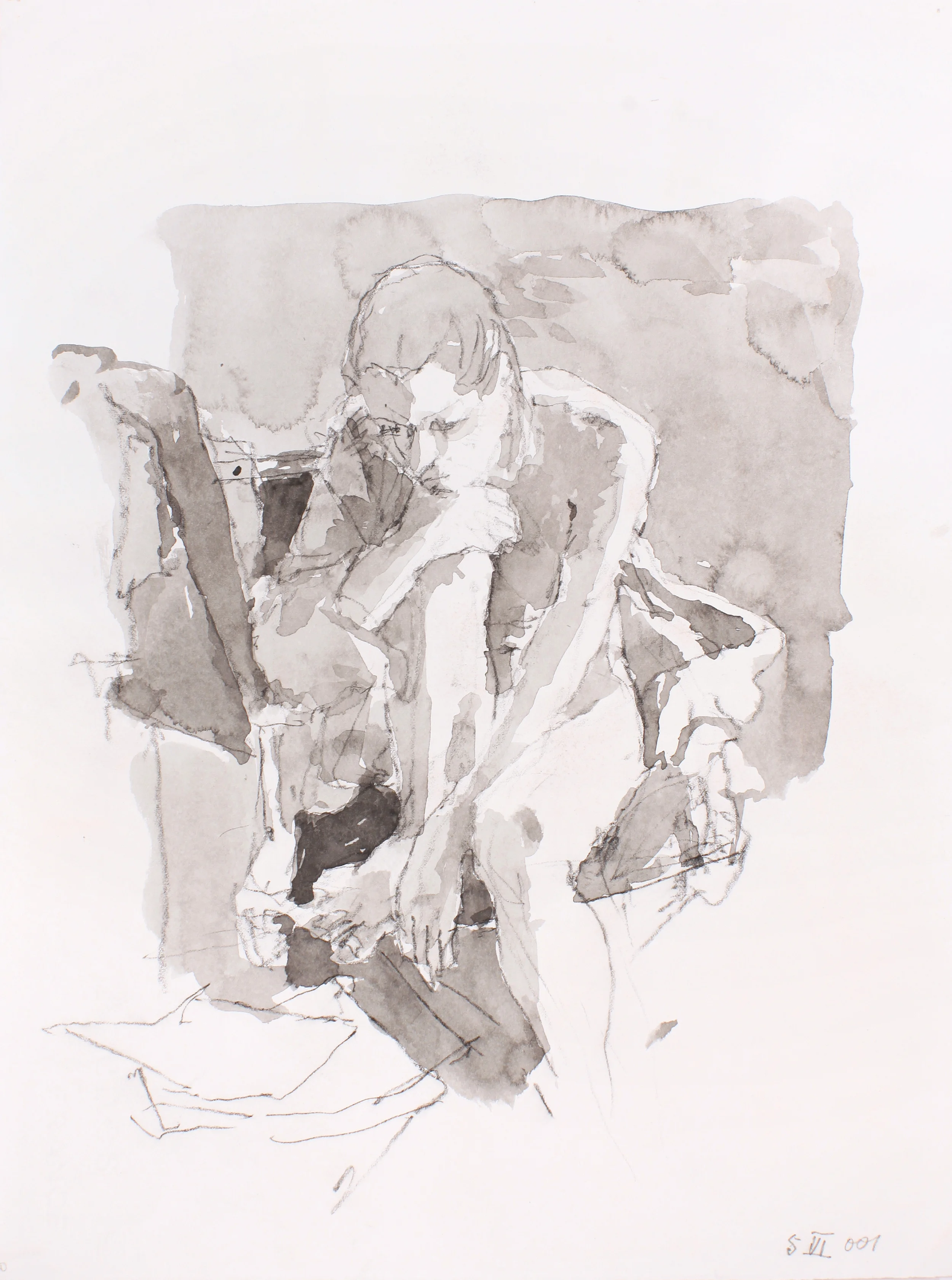 Crouched Nude