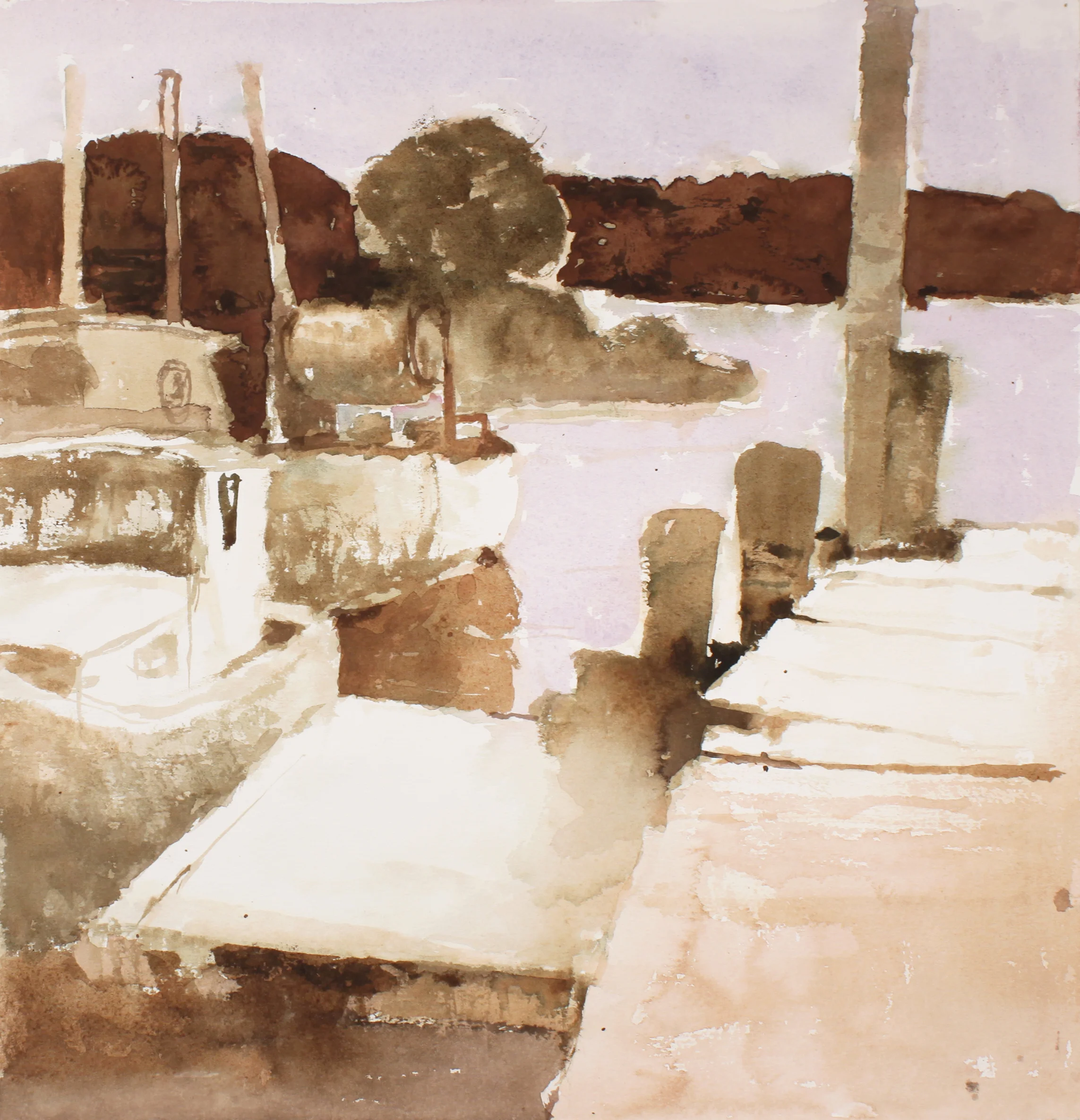Boats at Dock Maine