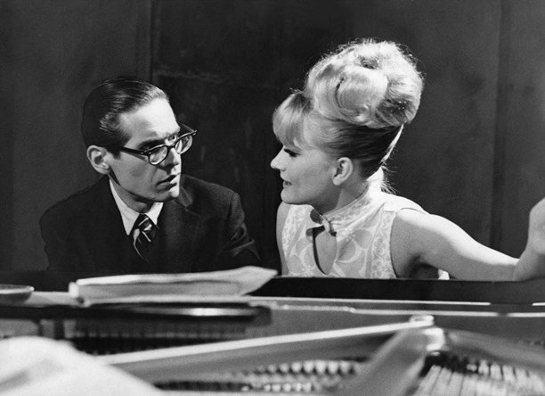 Jazz Pianist, Bill Evans and Swedish Singer, Monica Zetterlund in 1964