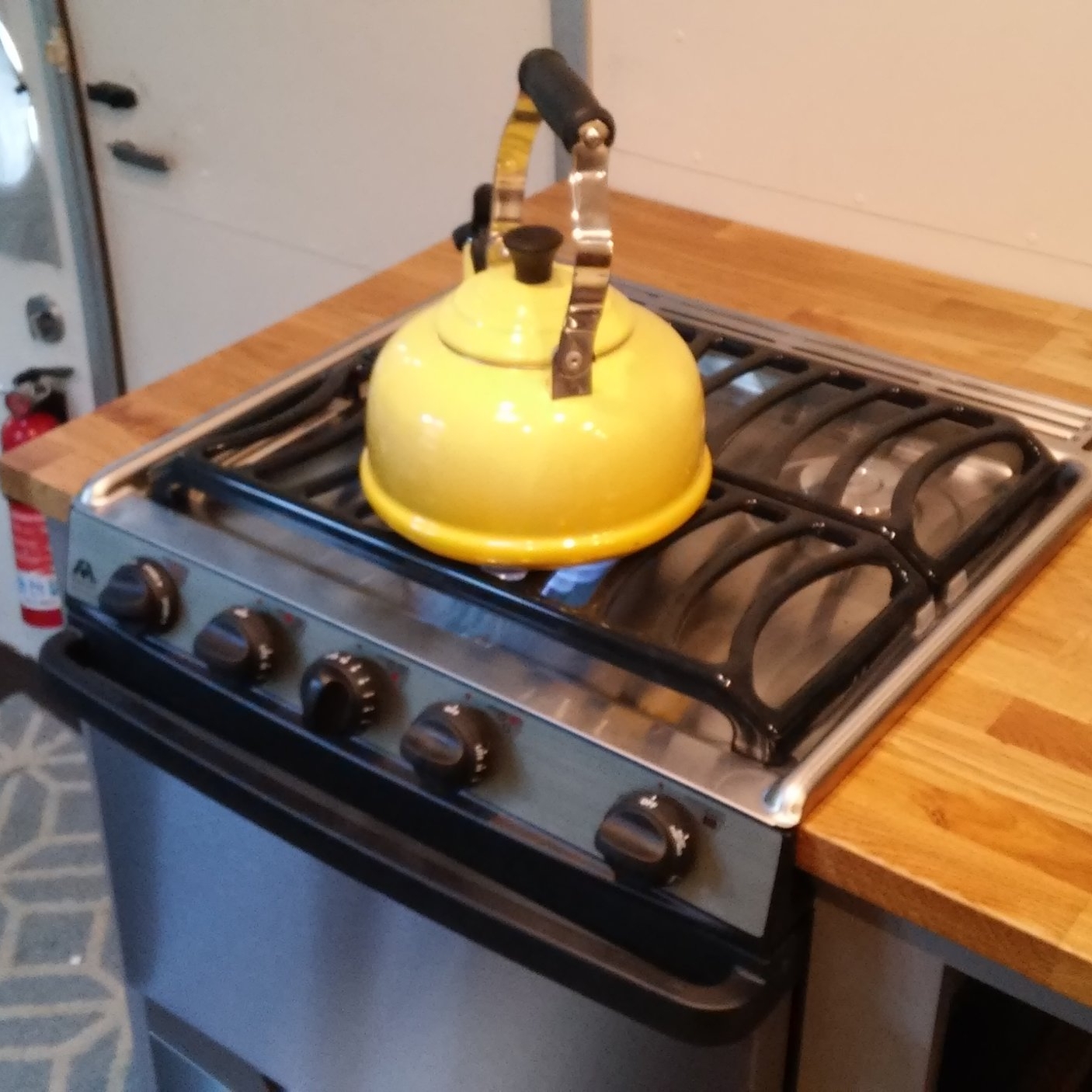 Dometic™ CU-434 RV Kitchen Range - 3-Burner Cooktop / Oven