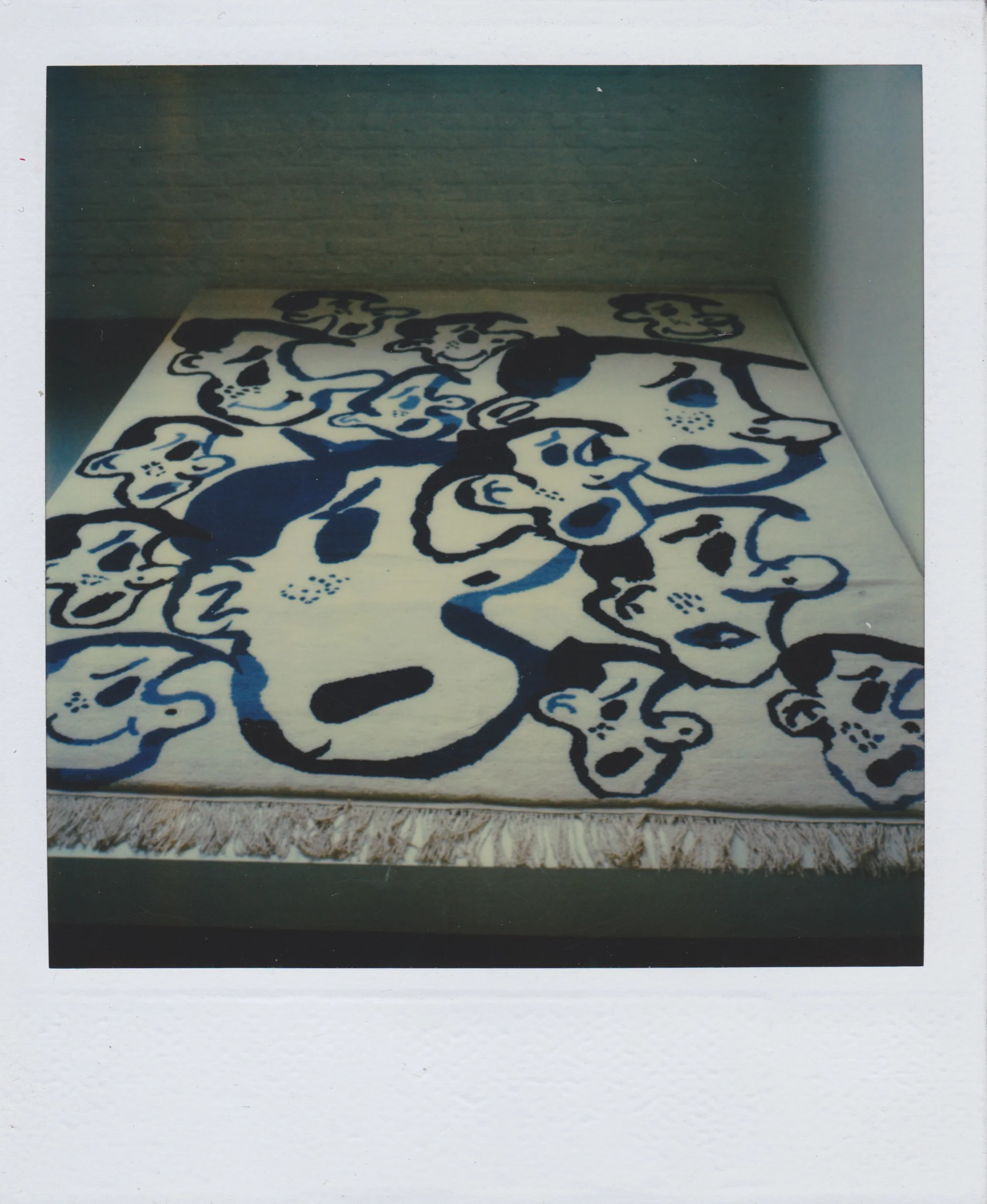  Donald Baechler,&nbsp; Faces,&nbsp; 2m x 3m, 1991 