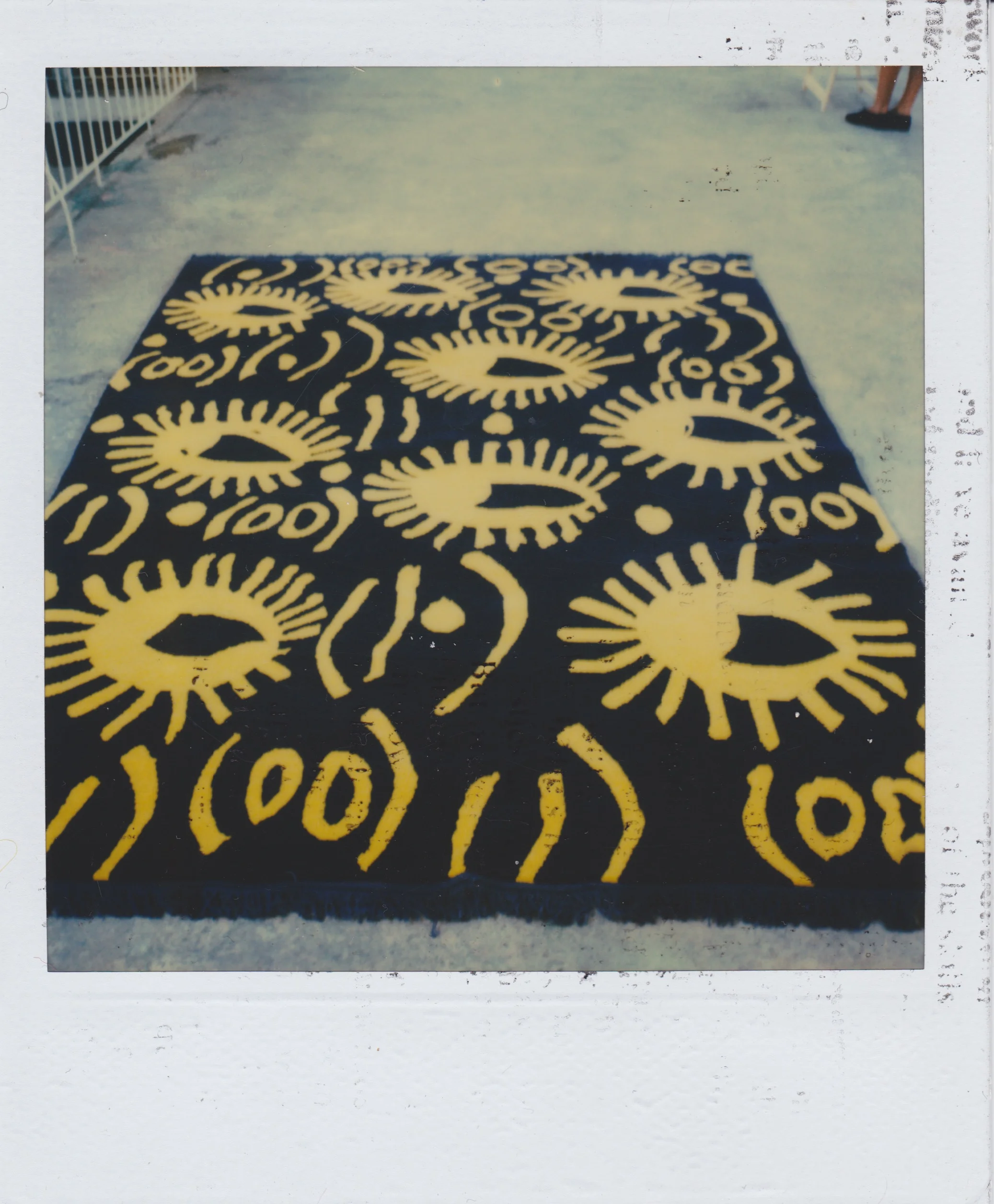  Jirí Georg Dokoupil,&nbsp; Ohne Titel (unique),&nbsp; 2m x 3m, 1986 