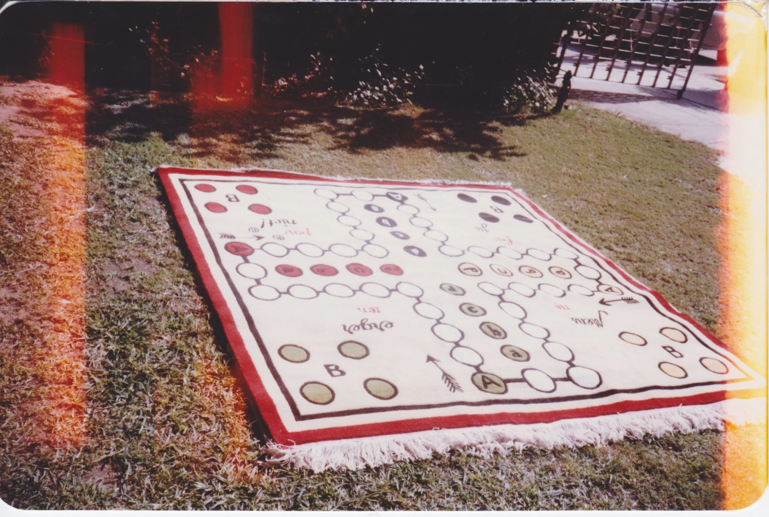  Rob Scholte,&nbsp; Mens Erger Je Niet,  2.5m x 2.5m, 1988 