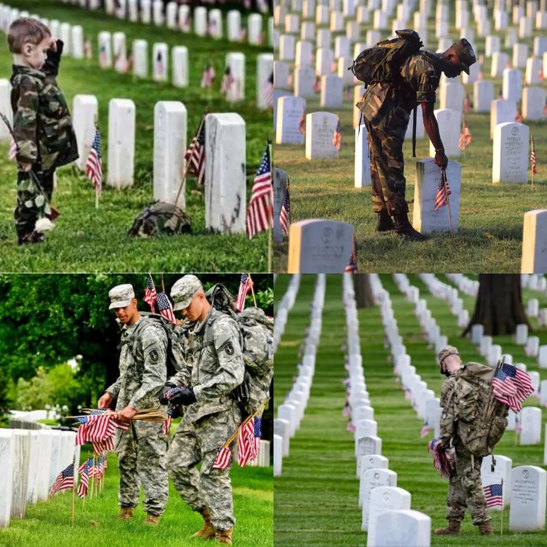 Remember why it's called MEMORIAL DAY. 

Please take a moment to say a prayer of thanks to those who gave all that they had so ww could have all that we have. #memorialday