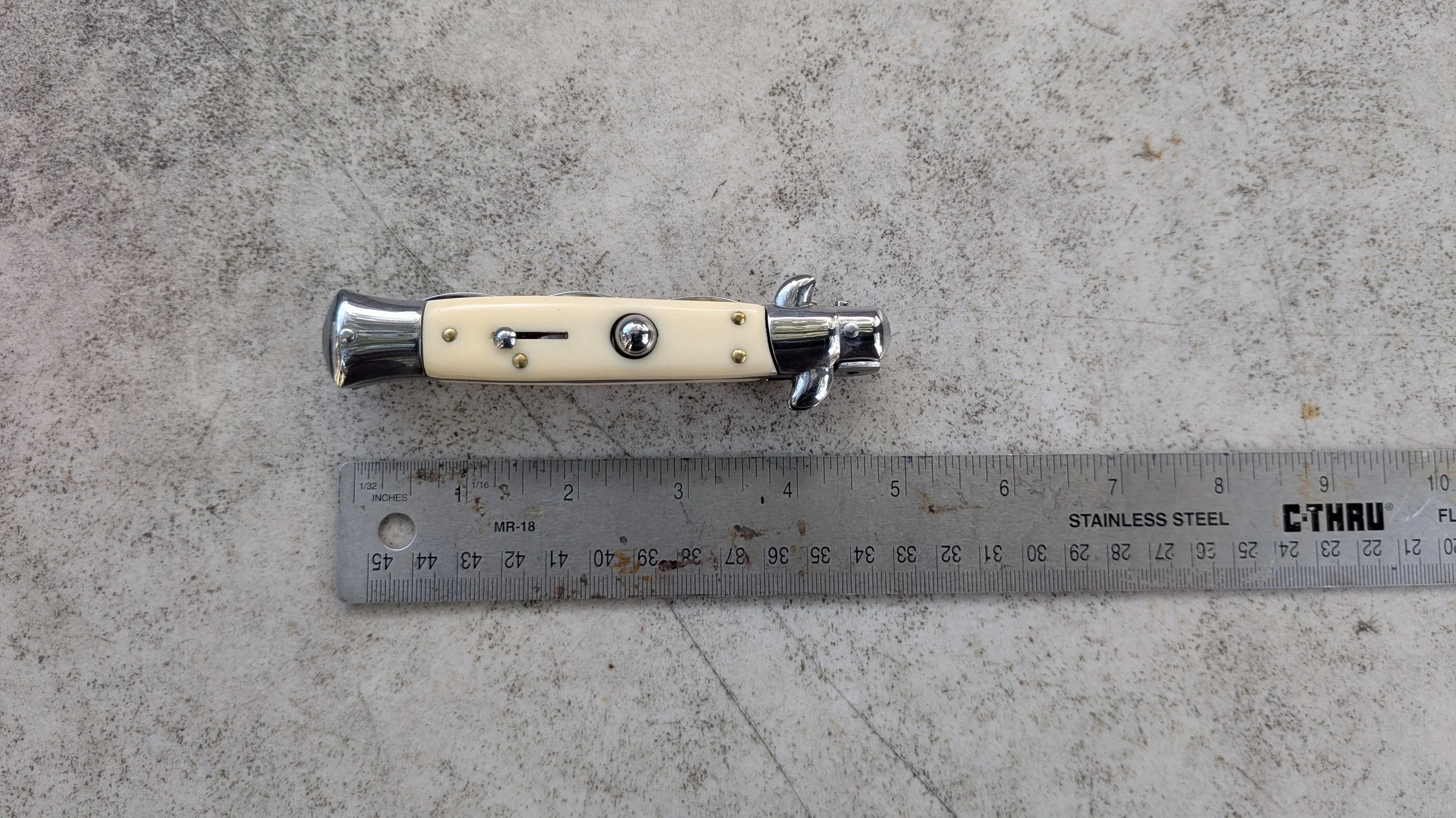 Prop Switchblade Blunt switchblade prop knife — Jesse Belsky Stageswords