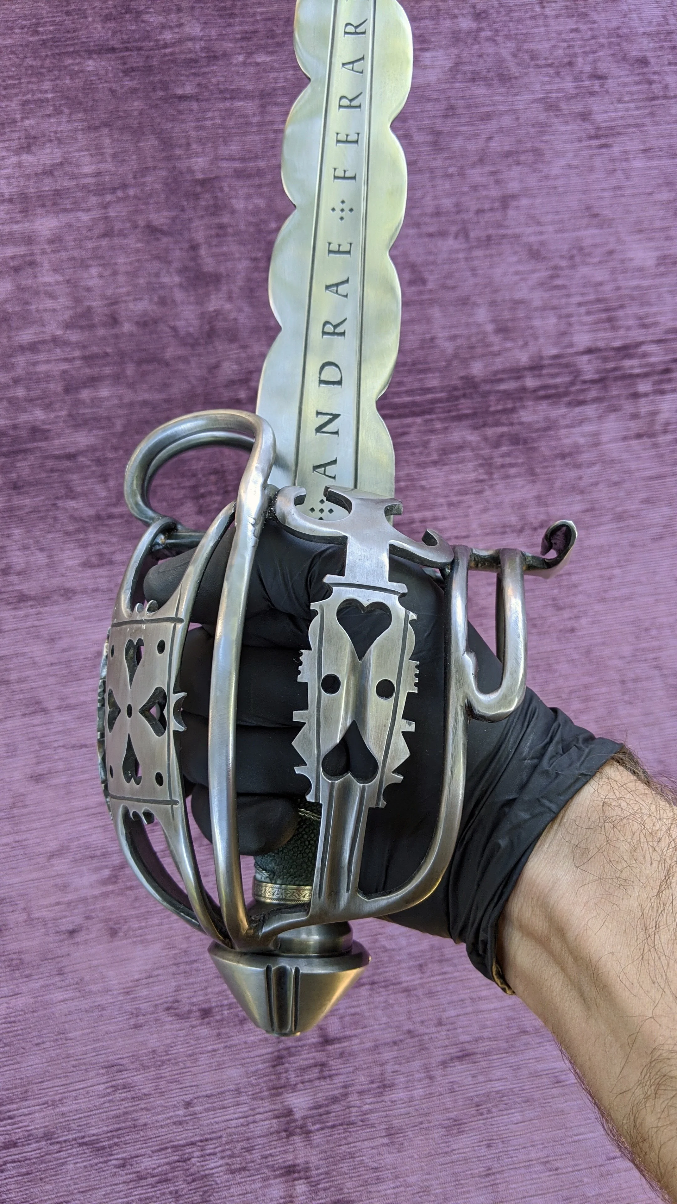 Flamberge Scottish Basket Hilt — Jesse Belsky Stageswords