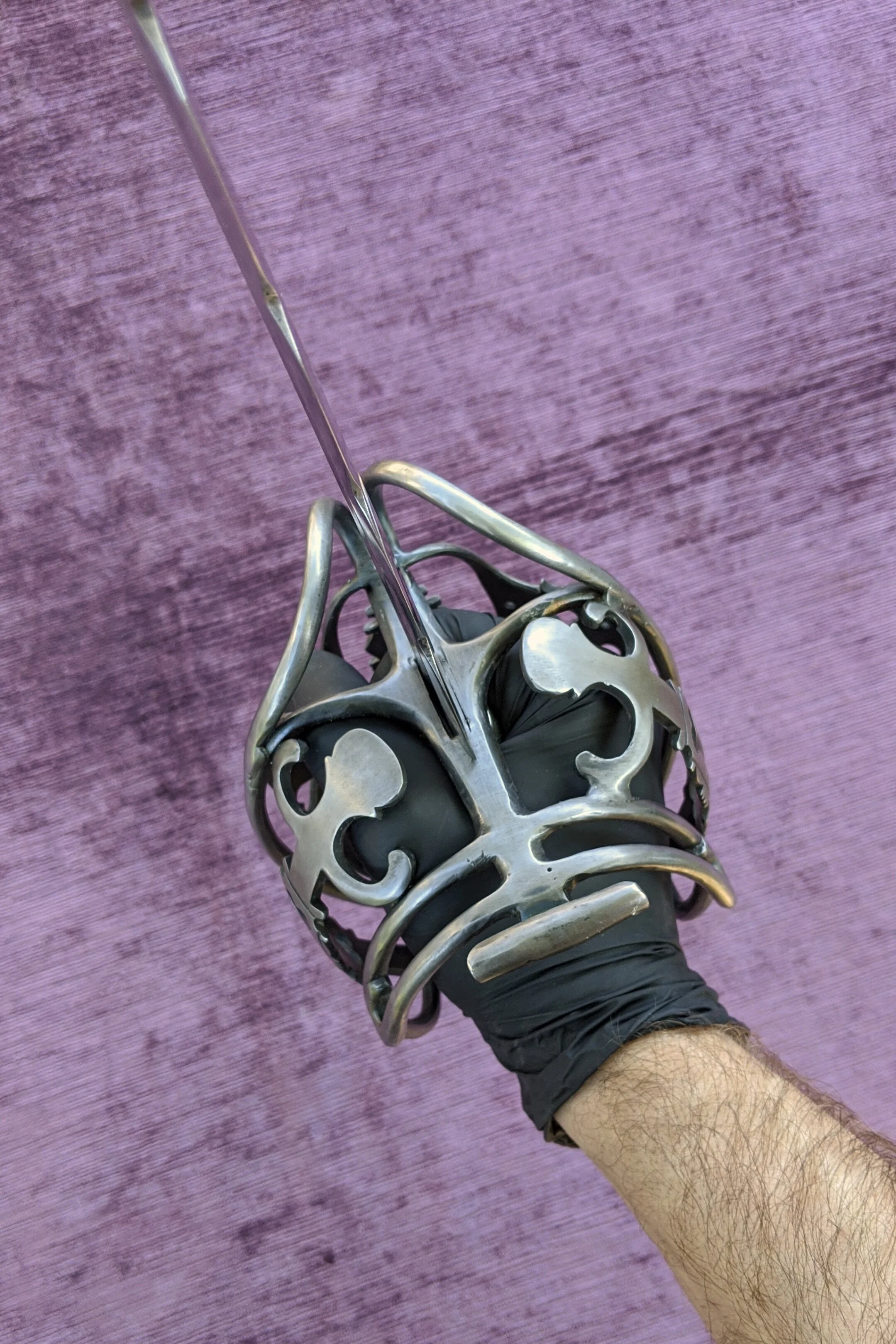 Flamberge Scottish Basket Hilt — Jesse Belsky Stageswords