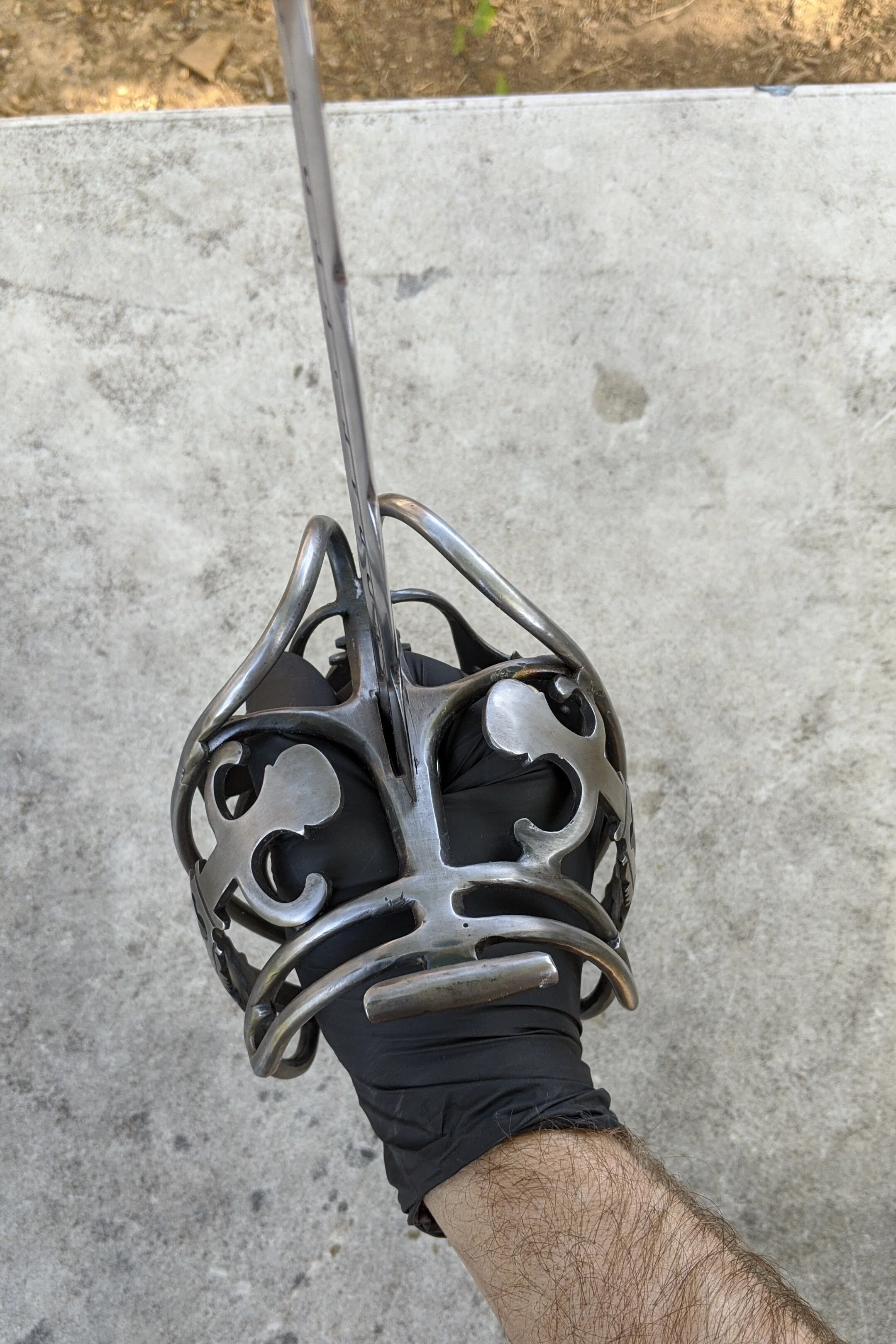 Flamberge Scottish Basket Hilt — Jesse Belsky Stageswords