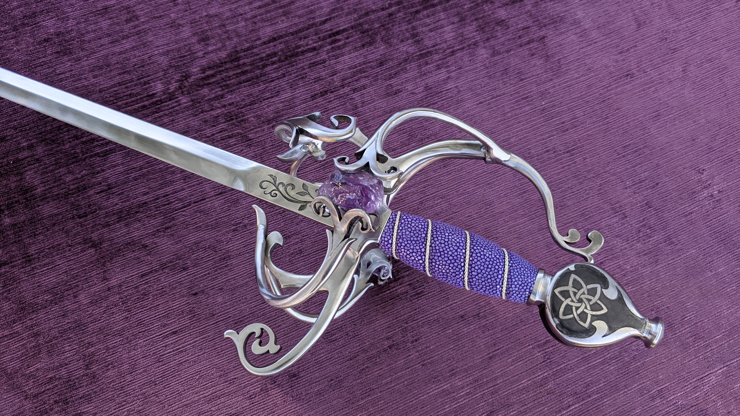 Amethyst Rapier [SHARP] — Jesse Belsky Stageswords