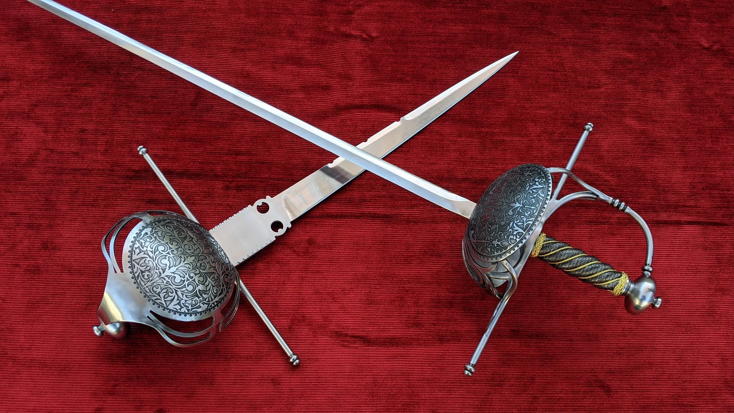 SOLD RAPIERS - SHELL HILTS — Jesse Belsky Stageswords