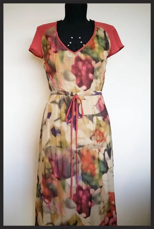Made to measure dress for a wedding guest